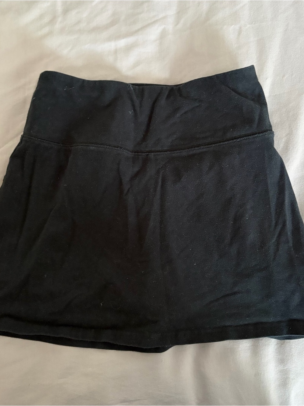 Hollister Black Stretch high rise Mini Skort